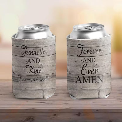 50 pack custom wedding coolers rustic amen